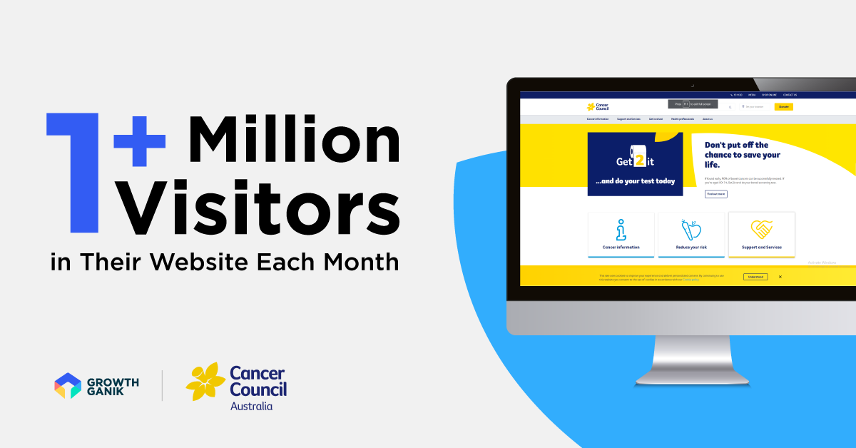 The Power of Digital Impact How Cancer Council Generates 1+ Million Visitors to Their Website Each Month